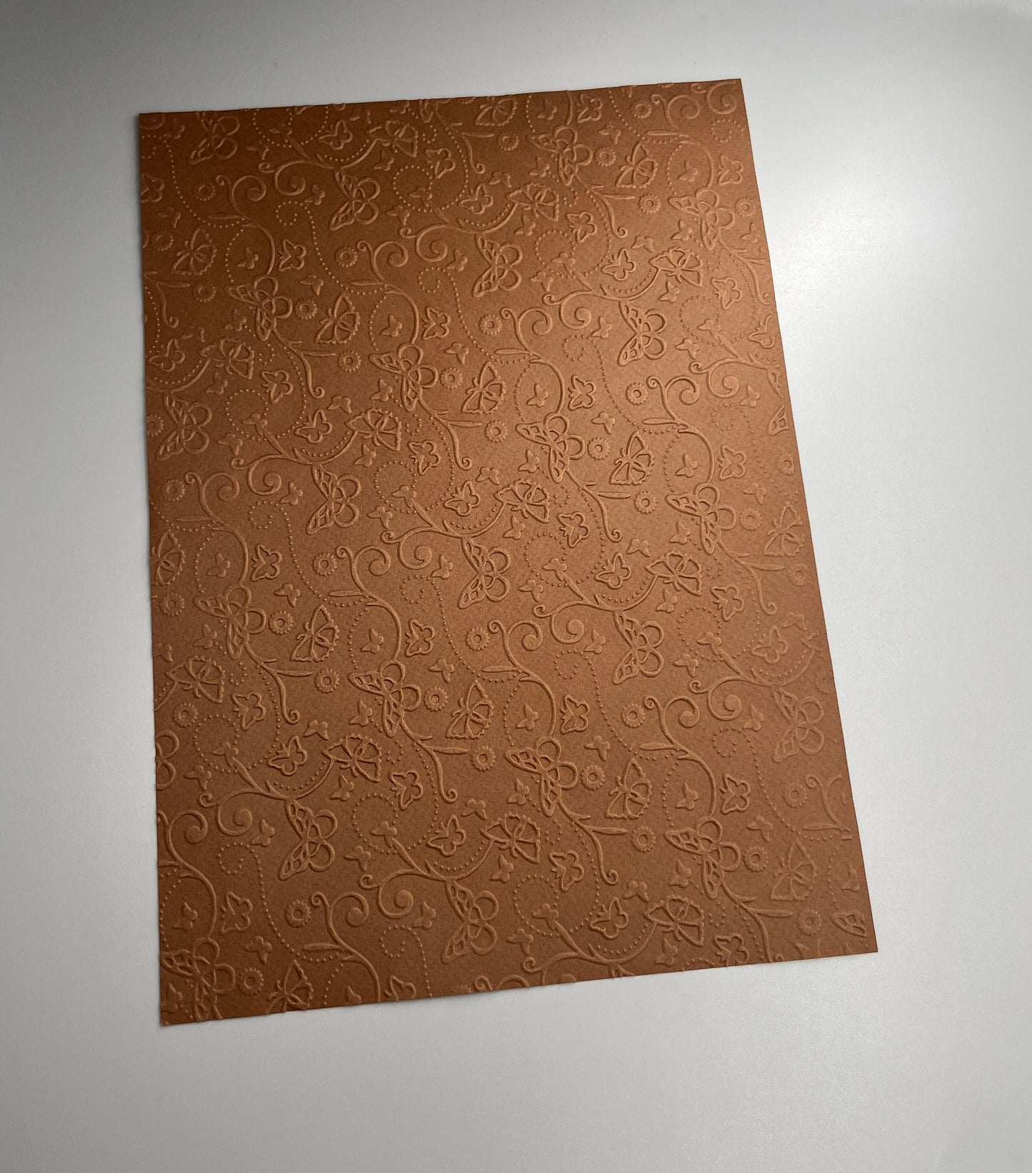 Embossed Butterfly Paper Cards – Components for Handmade Cards (Multiple Colours & Sizes)