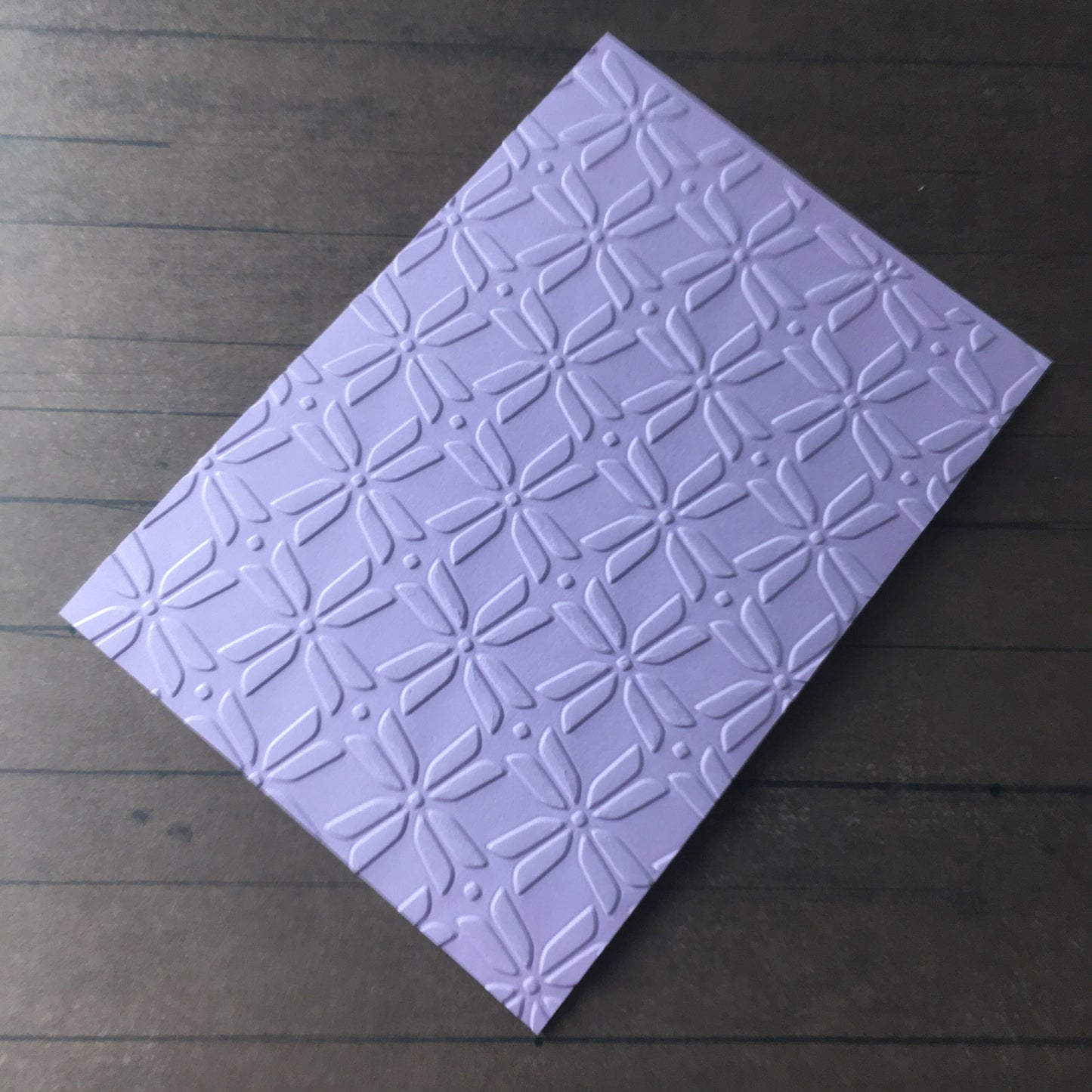 4 x Embossed Paper Cards – Components for Handmade Cards (10.5 x 14.5cm)