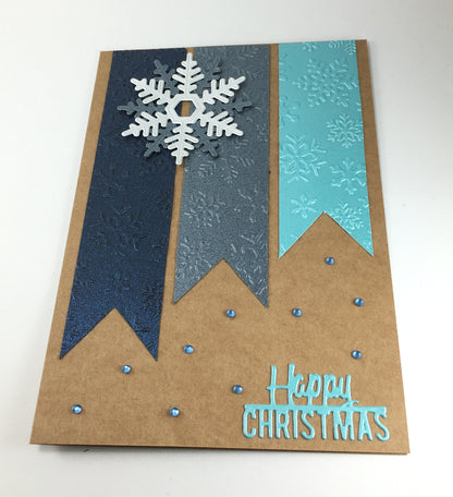 Handmade Christmas Card Making Kit with Envelopes – Beginner Friendly (5x7")