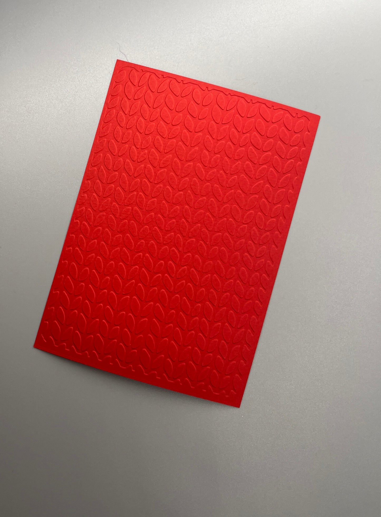 Embossed Knitted Paper Cards – Components for Handmade Cards (10.5 x 14.5cm)
