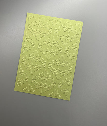 Embossed Castle Paper Cards – Components for Handmade Cards (10.5 x 14.5cm) – Pack B