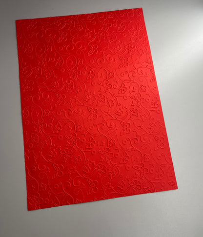 Embossed Butterfly Paper Cards – Components for Handmade Cards (Multiple Colours & Sizes)