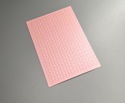 Embossed Knitted Pearlised Paper Cards – Components for Handmade Cards (10.5 x 14.5cm)