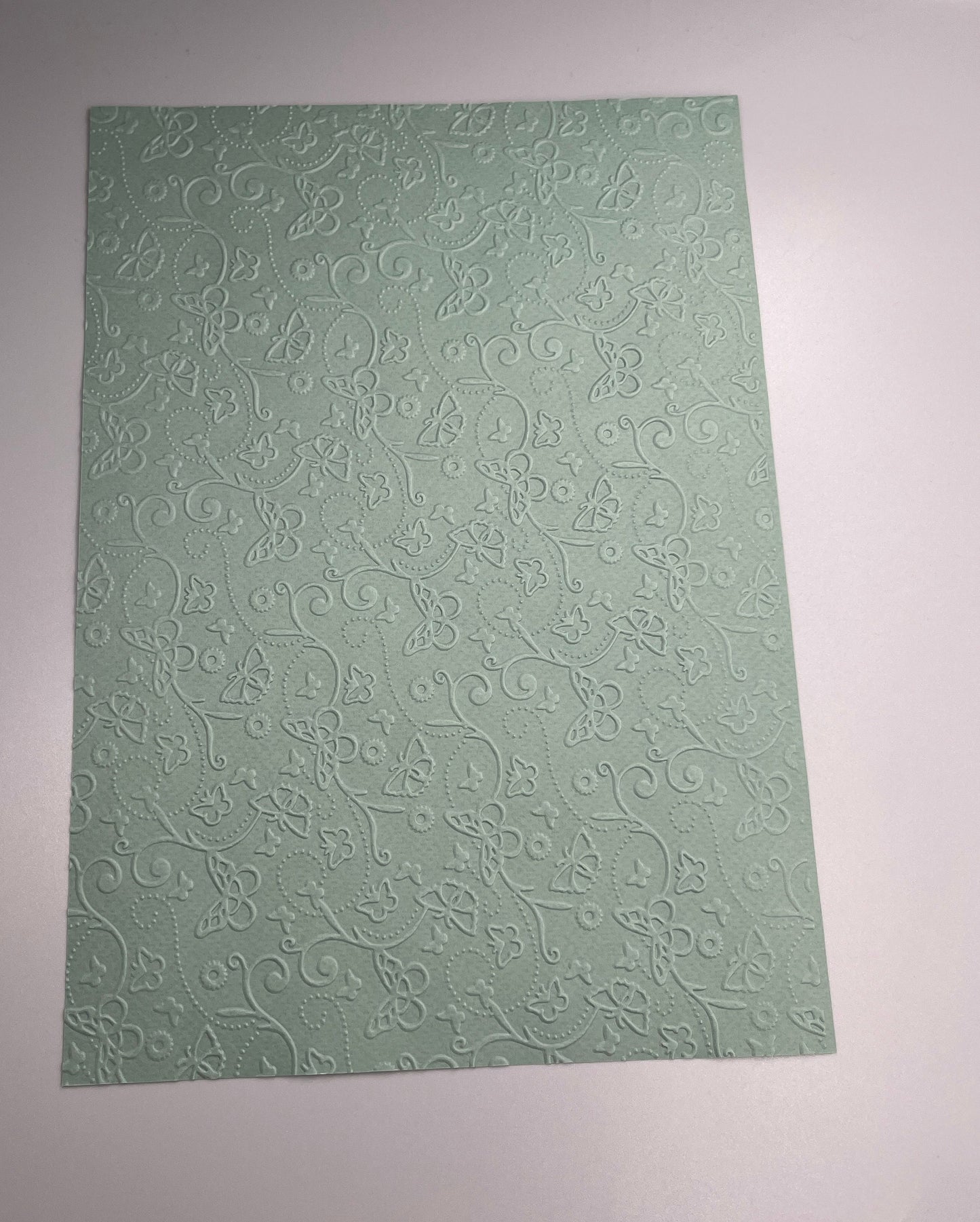Embossed Butterfly Paper Cards – Components for Handmade Cards (Multiple Colours & Sizes)