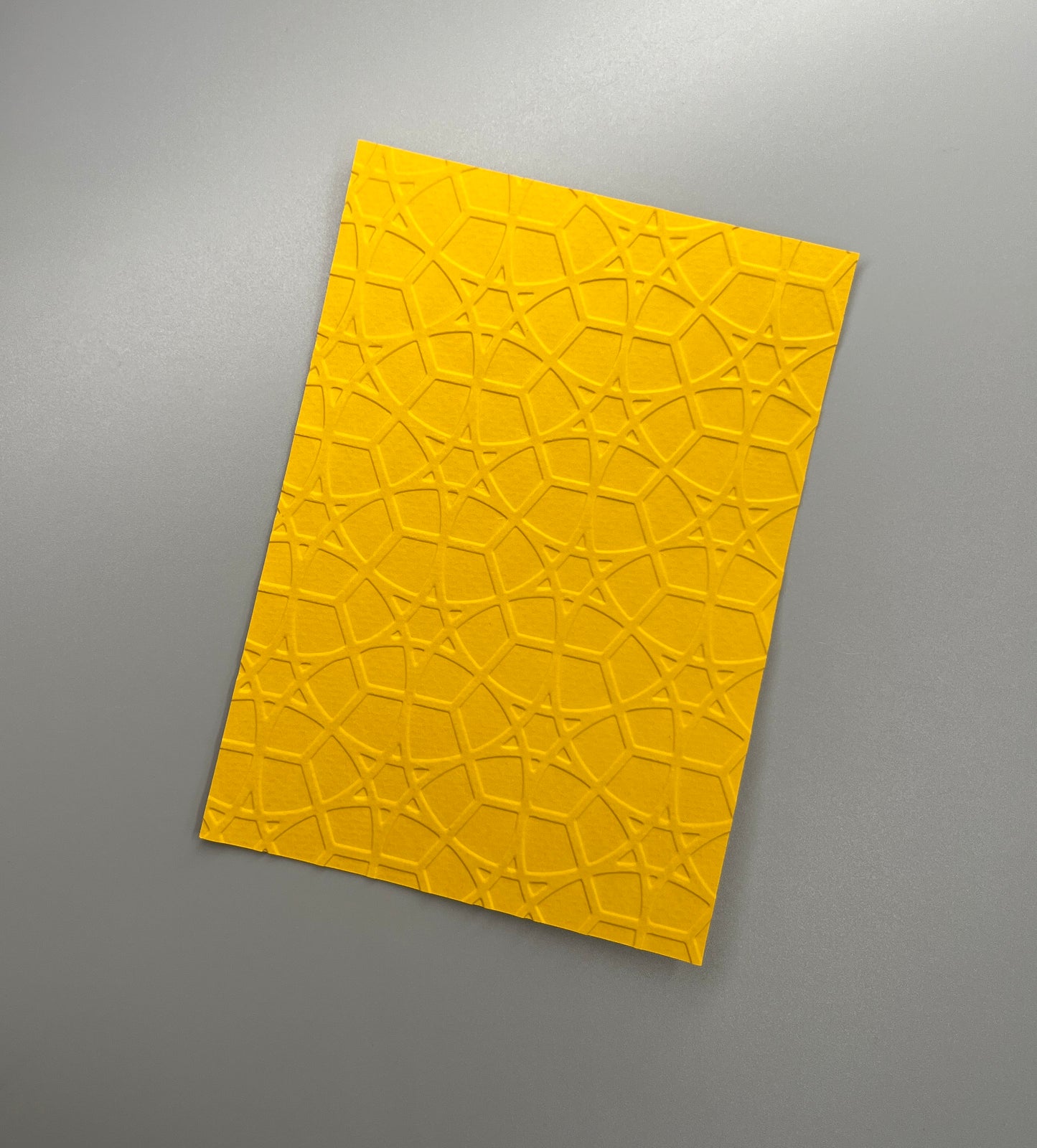 Embossed Geometric Paper Cards – Components for Handmade Cards (10.5 x 14.5cm)