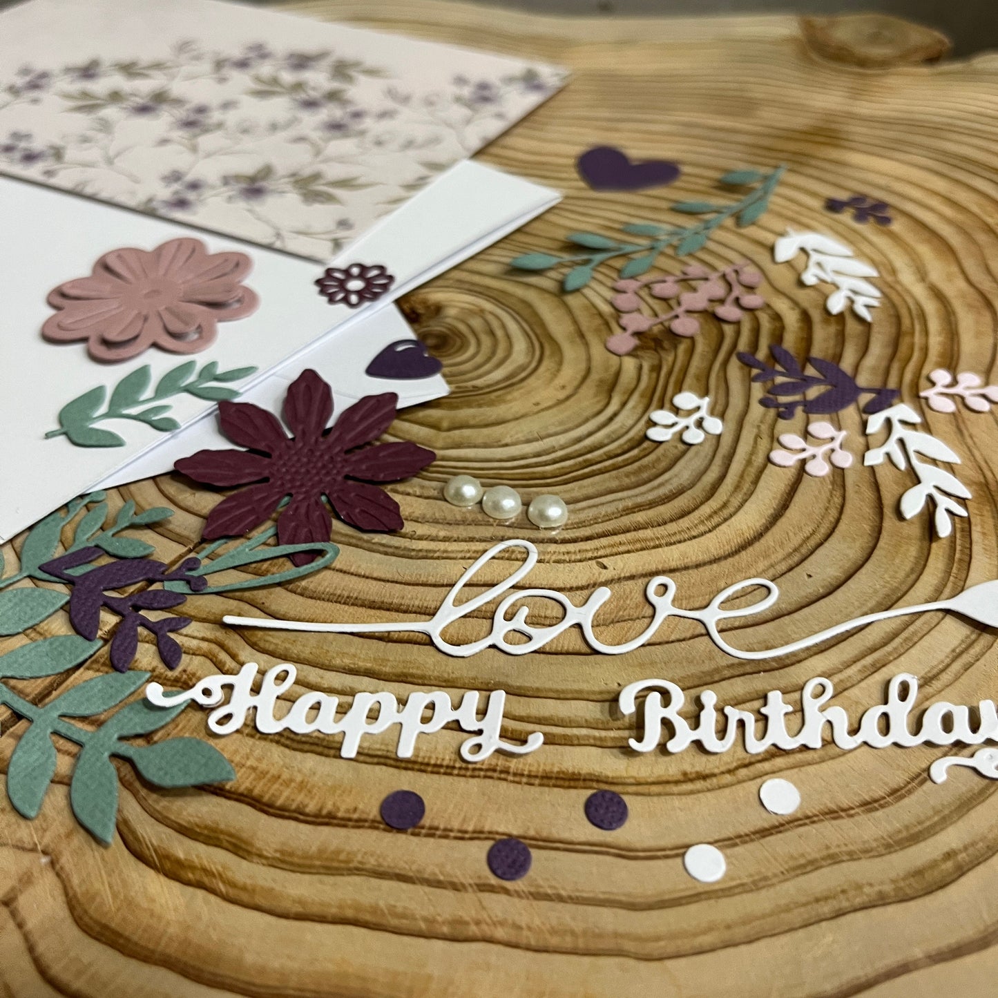 Handmade Card Making Kit – Birthday, Valentine's, Mother's Day & Wedding (5x7")