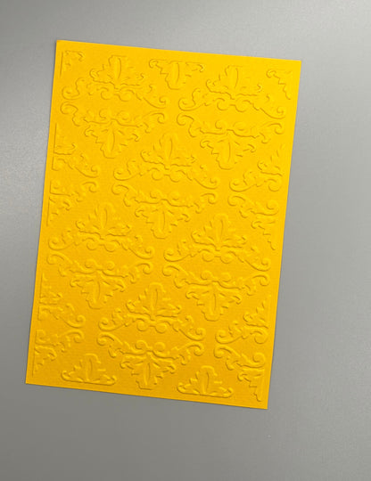 Embossed Castle Paper Cards – Components for Handmade Cards (10.5 x 14.5cm) – Pack B