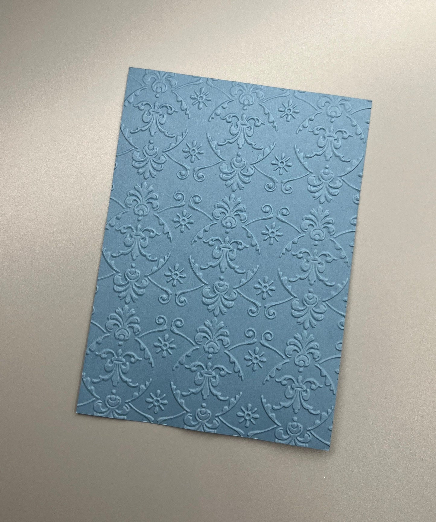 Embossed Castle Paper Cards – Components for Handmade Cards (10.5 x 14.5cm)