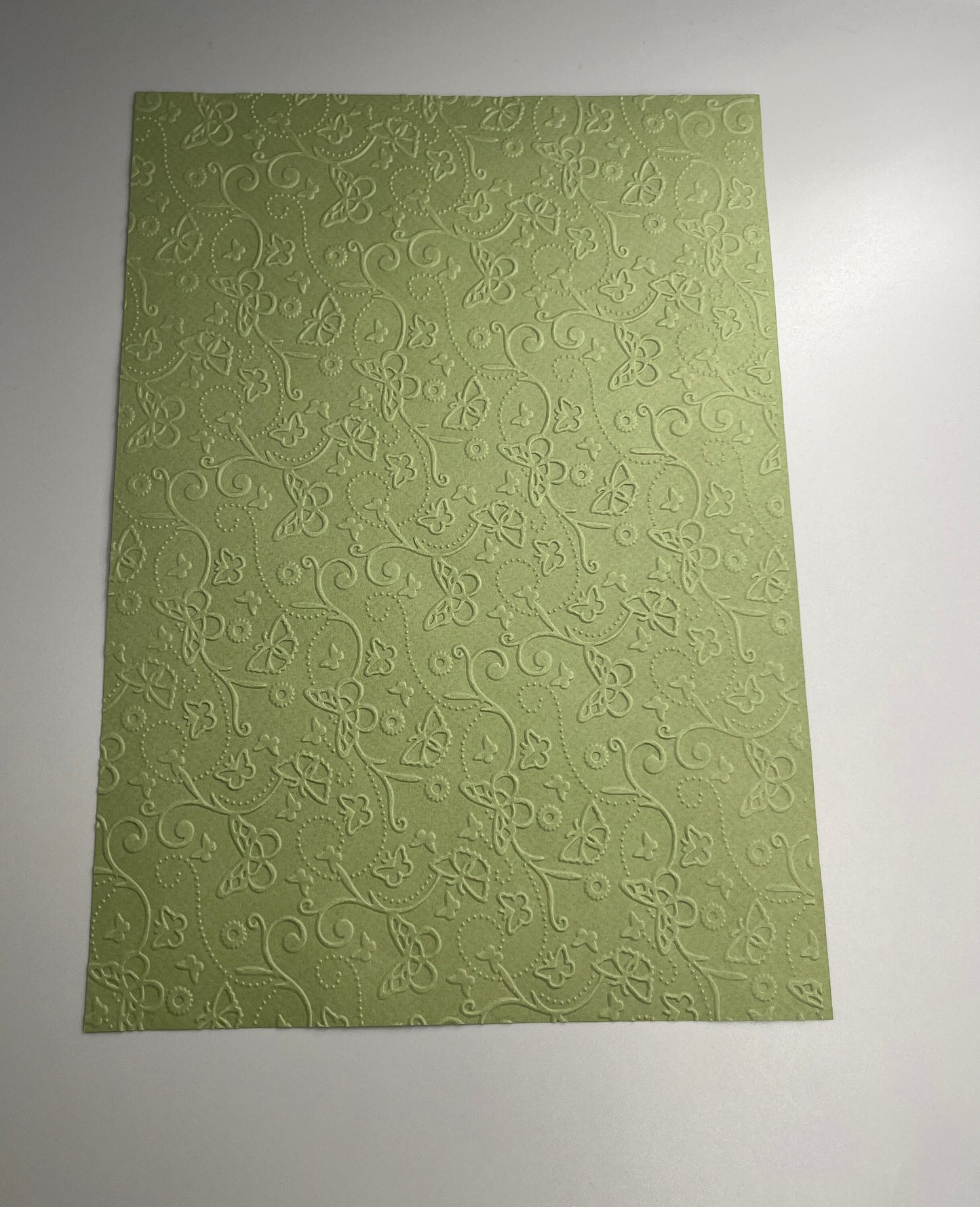 Embossed Butterfly Paper Cards – Components for Handmade Cards (Multiple Colours & Sizes)