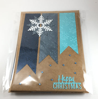 Handmade Christmas Card Making Kit with Envelopes – Beginner Friendly (5x7")