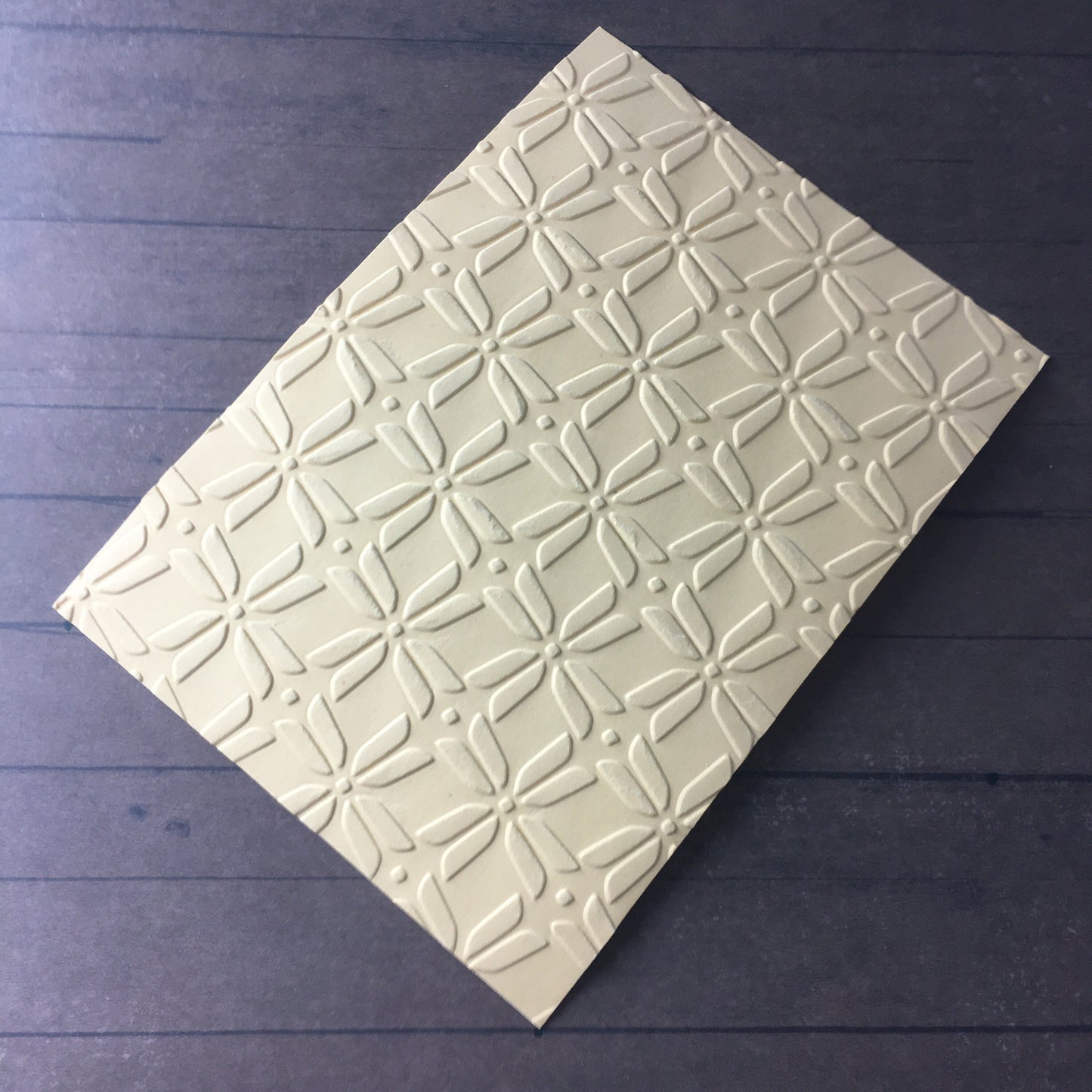 4 x Embossed Paper Cards – Components for Handmade Cards (10.5 x 14.5cm)
