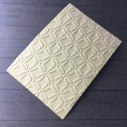 4 x Embossed Paper Cards – Components for Handmade Cards (10.5 x 14.5cm)