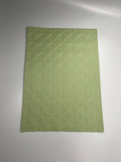 Embossed Paper Cards – Components for Handmade Cards (Multiple Colours & Sizes)