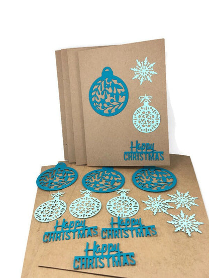 DIY Christmas Card Kit – Kraft Cards & Envelopes, Beginner Friendly (10.5 x 14.5cm)
