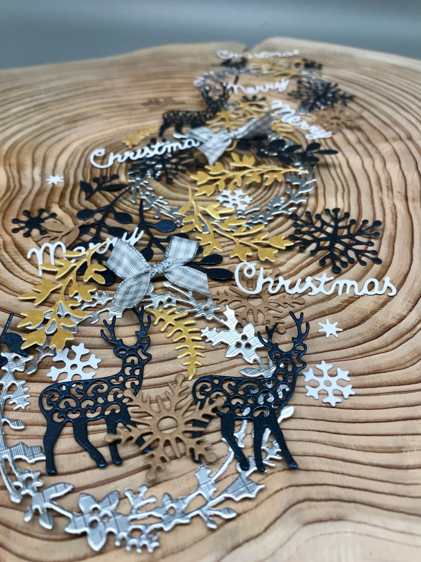 Luxury Christmas Card Making Kit – Handmade Holiday Cards with Envelopes (5x7")