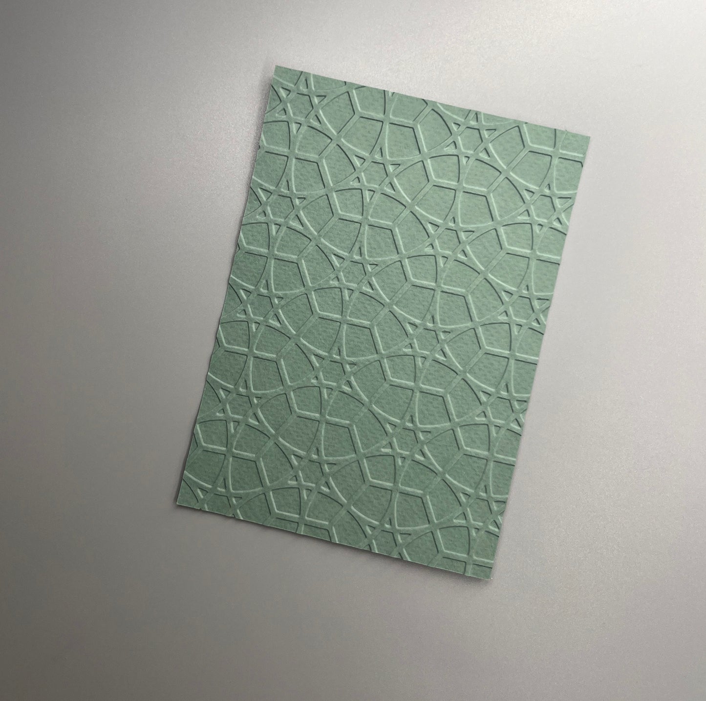 Embossed Geometric Paper Cards – Components for Handmade Cards (10.5 x 14.5cm)