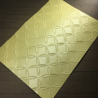 Embossed Pearlised Paper Cards – For Cardmaking, Scrapbooking & Decoration (Multiple Sizes)