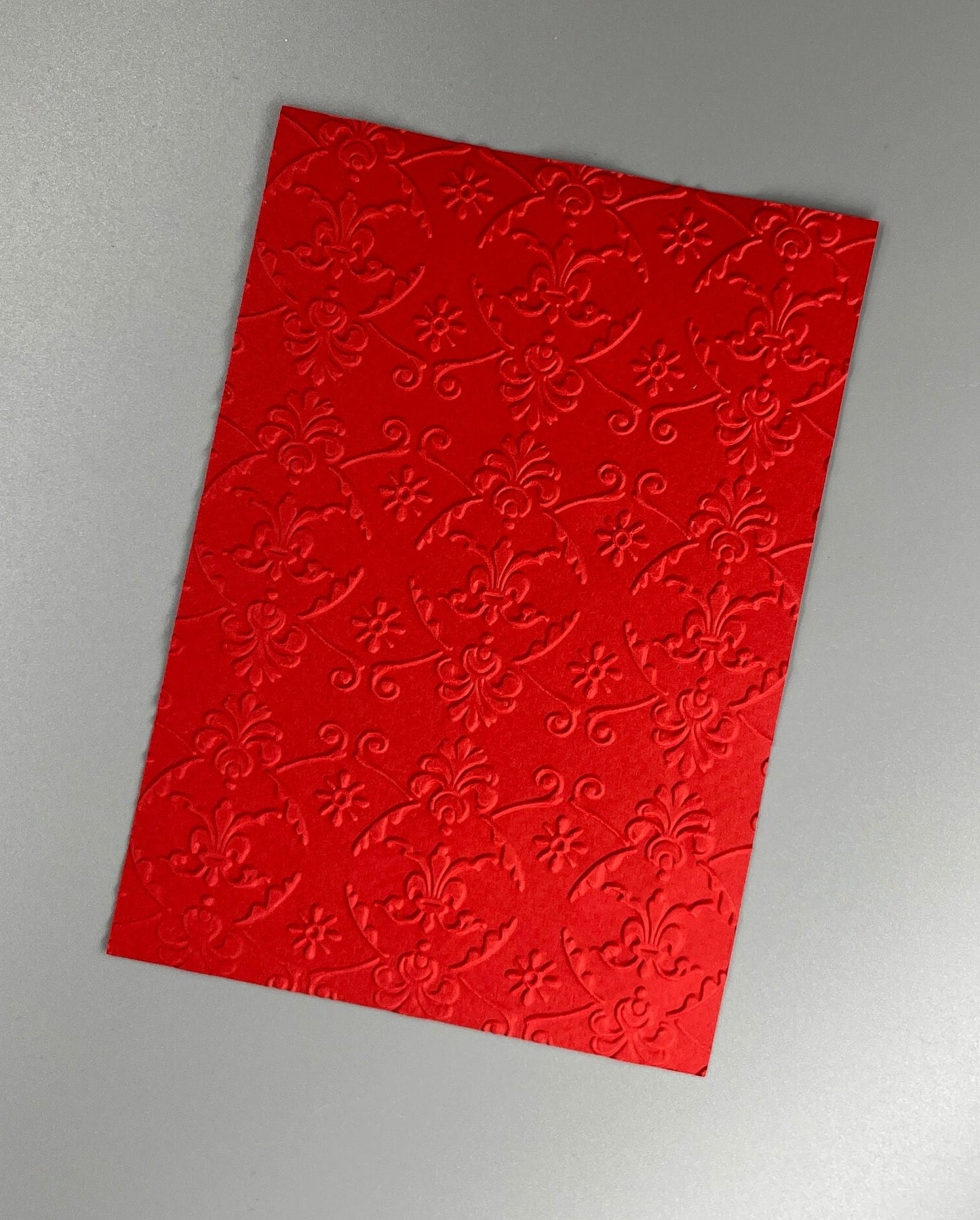 Embossed Castle Paper Cards – Components for Handmade Cards (10.5 x 14.5cm)
