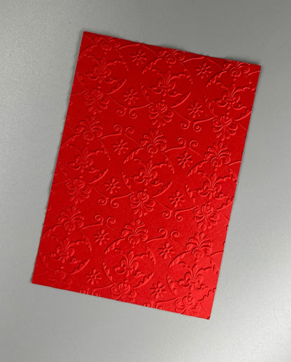 Embossed Castle Paper Cards – Components for Handmade Cards (10.5 x 14.5cm)