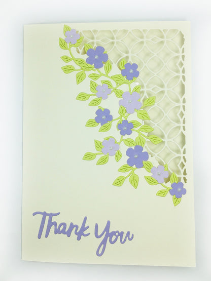 DIY Floral Birthday Card Making Kit – Handmade Greeting Card with Envelope (5x7")