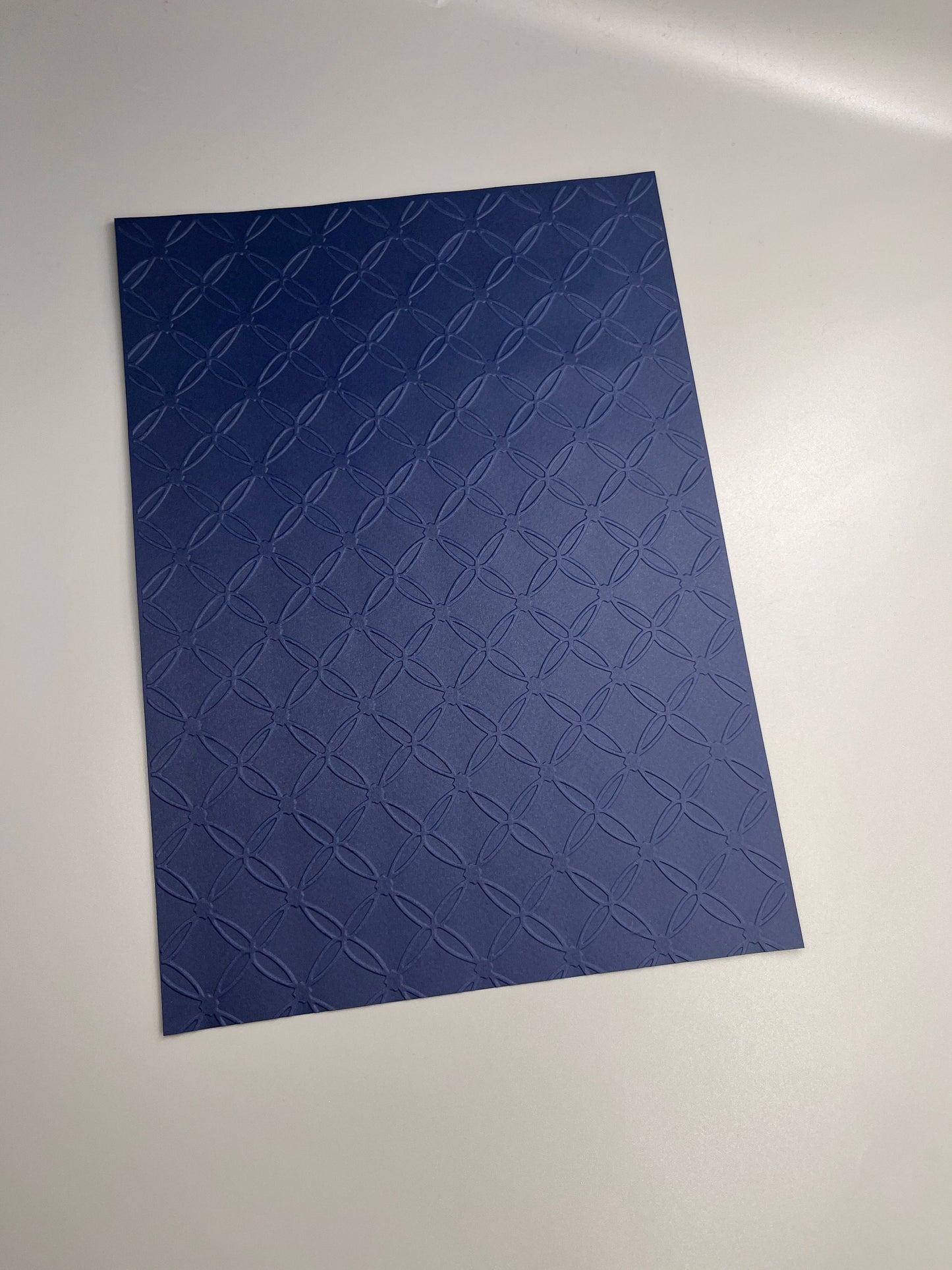 Embossed Paper Cards – Components for Handmade Cards (Multiple Colours & Sizes)