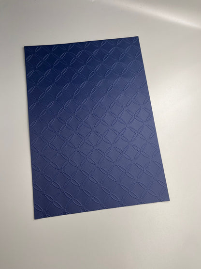 Embossed Paper Cards – Components for Handmade Cards (Multiple Colours & Sizes)