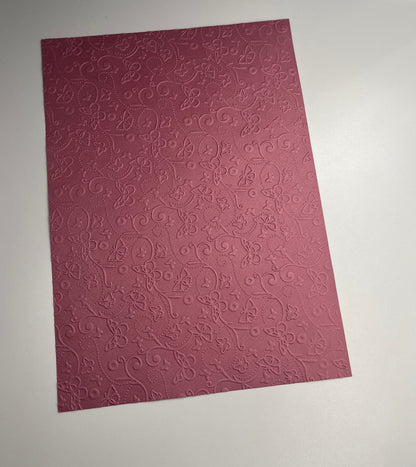 Embossed Butterfly Paper Cards – Components for Handmade Cards (Multiple Colours & Sizes)