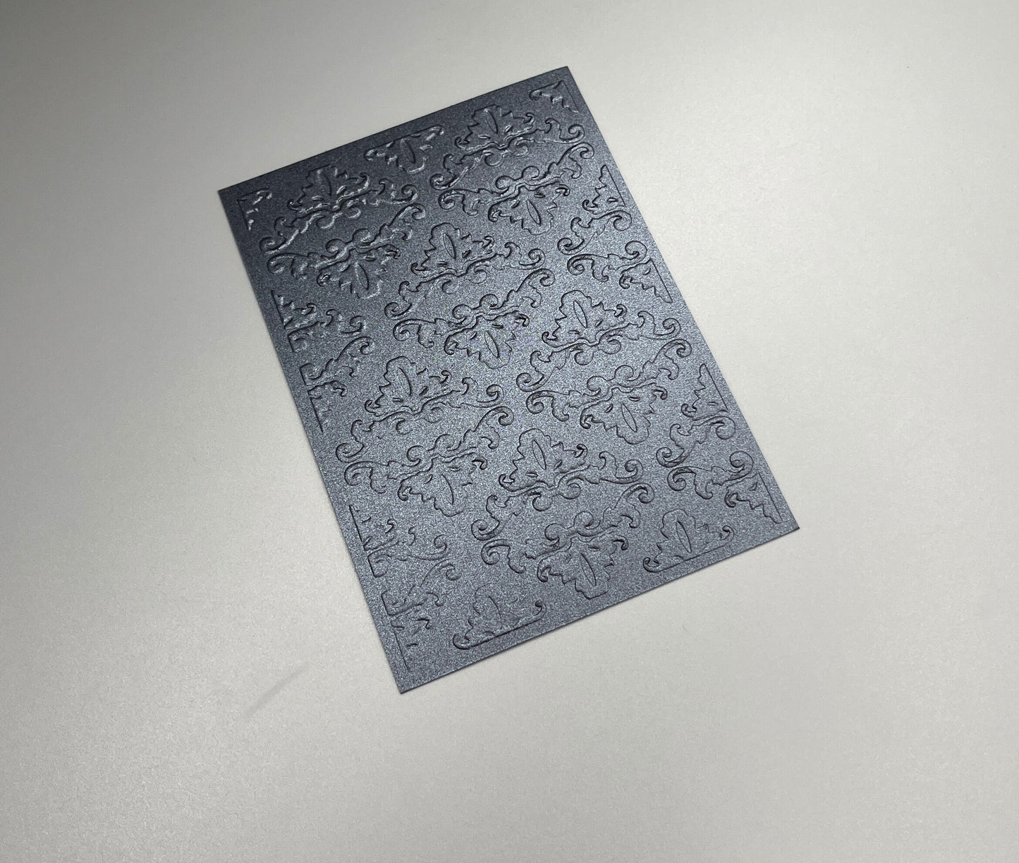 Embossed Flower Pearlised Paper Cards – Components for Handmade Cards (10.5 x 14.5cm) – Pack D