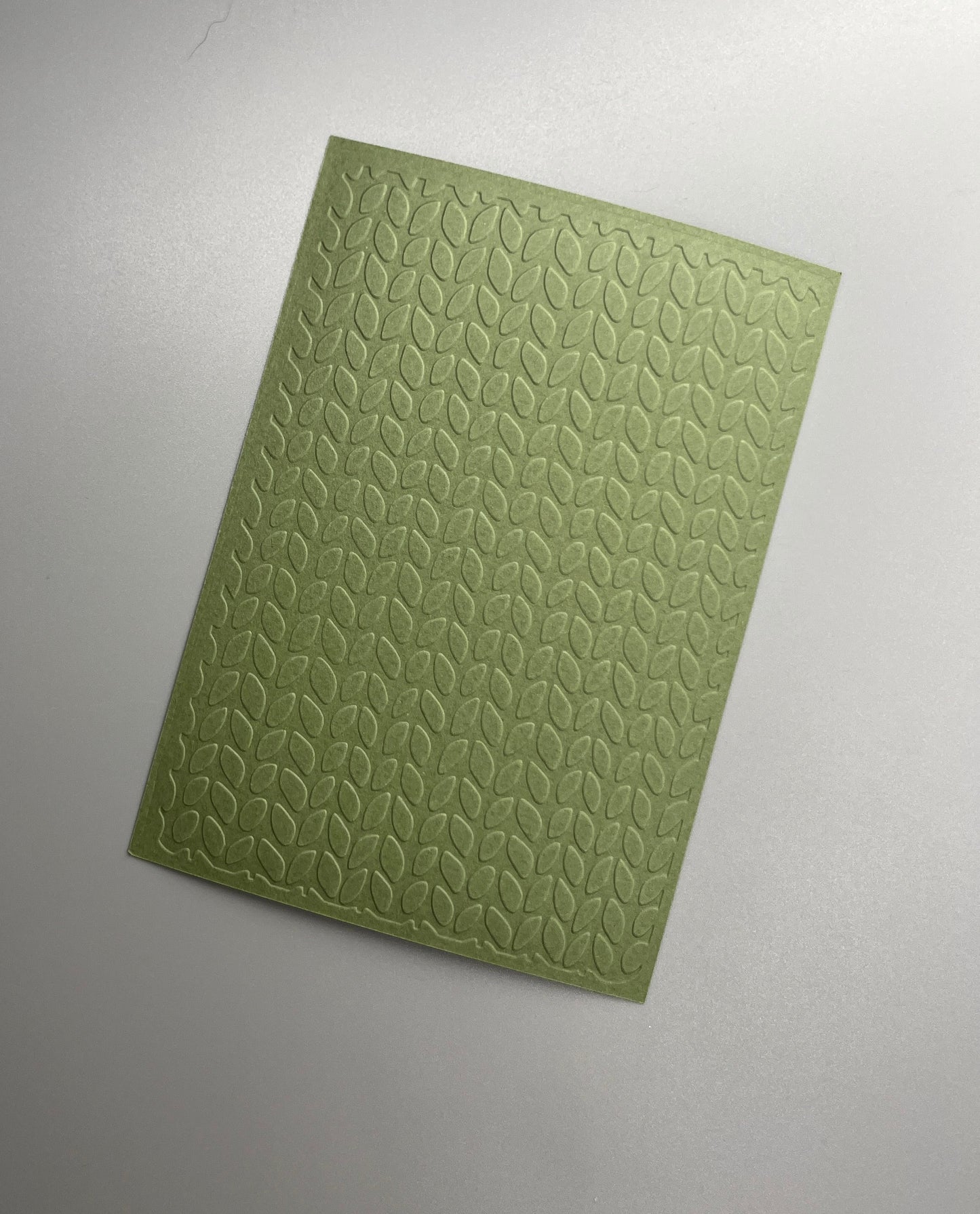 Embossed Knitted Paper Cards – Components for Handmade Cards (10.5 x 14.5cm)