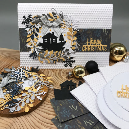 Luxury Christmas Card Making Kit – DIY Handmade Cards & Envelopes (5x7")