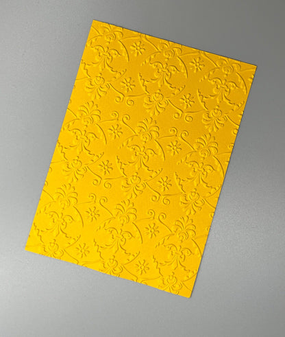 Embossed Castle Paper Cards – Components for Handmade Cards (10.5 x 14.5cm)