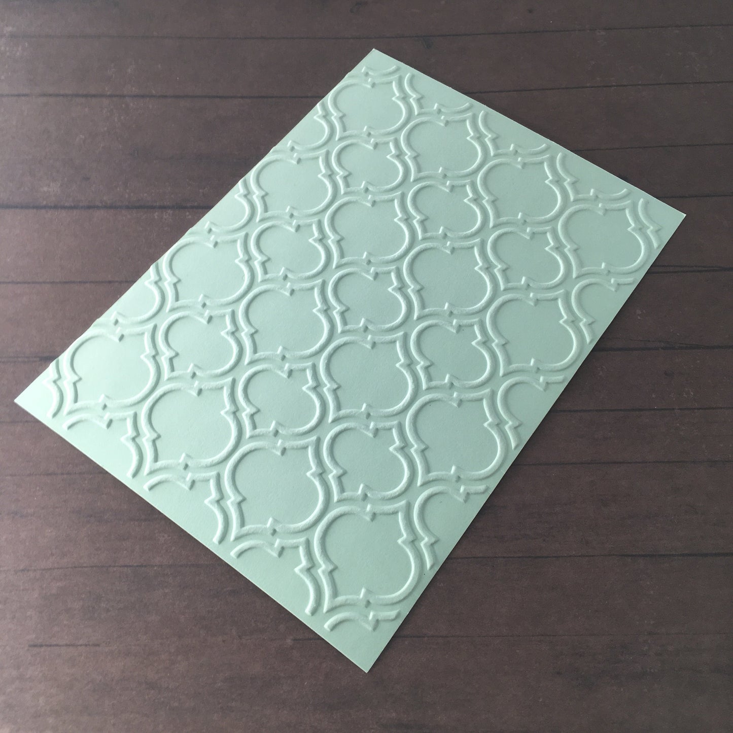 4 x Embossed Paper Cards – Components for Handmade Cards (10.5 x 14.5cm, Multiple Colours)