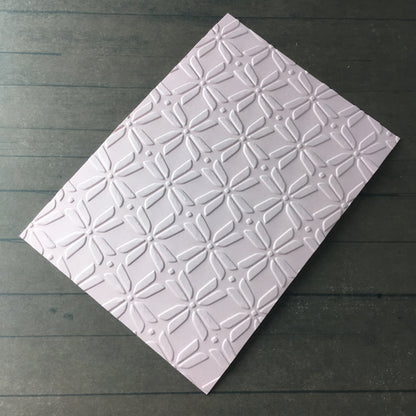 4 x Embossed Paper Cards – Components for Handmade Cards (10.5 x 14.5cm)