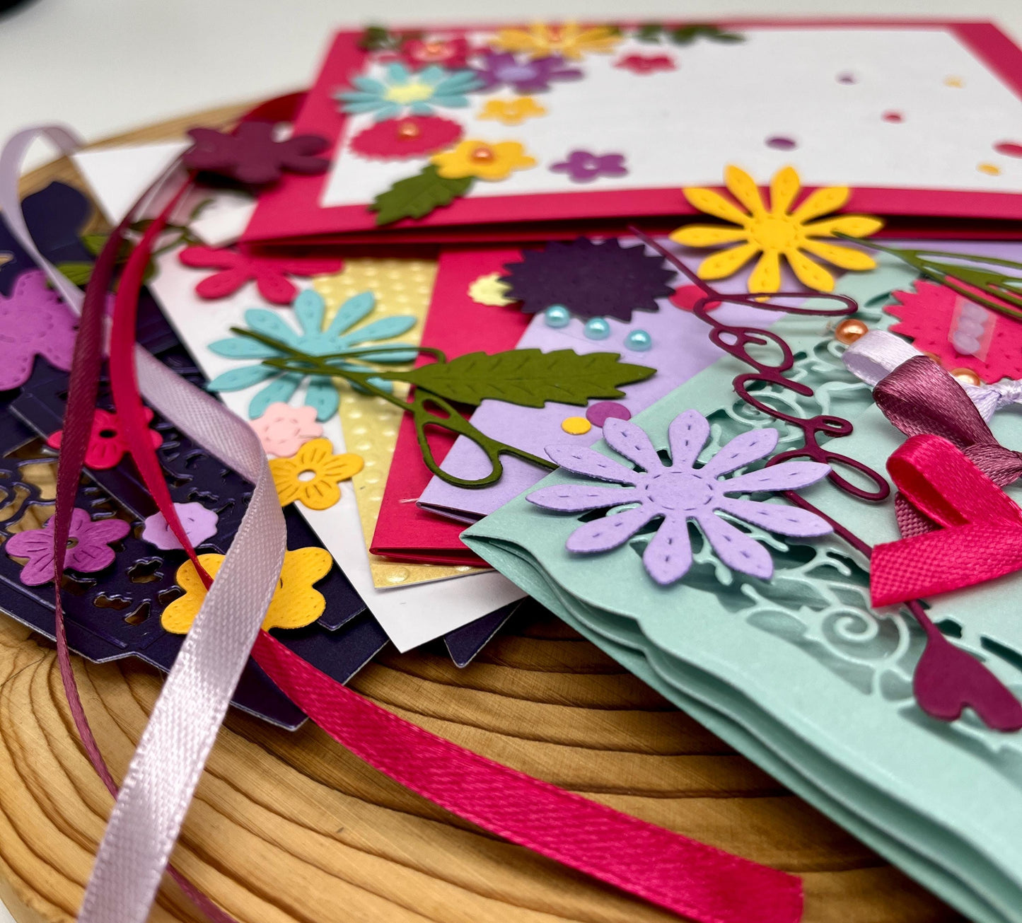 Kids’ Card Making Kit – DIY Birthday & Mother’s Day Cards + Mini Gift Box (3 Cards)