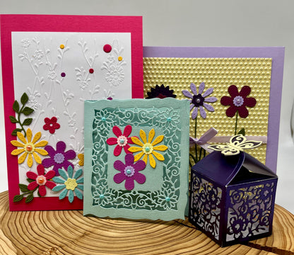 Kids’ Card Making Kit – DIY Birthday & Mother’s Day Cards + Mini Gift Box (3 Cards)