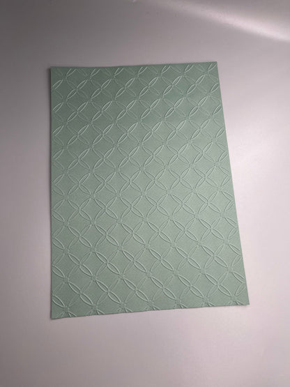 Embossed Paper Cards – Components for Handmade Cards (Multiple Colours & Sizes)