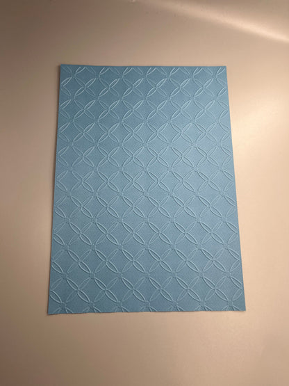Embossed Paper Cards – Components for Handmade Cards (Multiple Colours & Sizes)