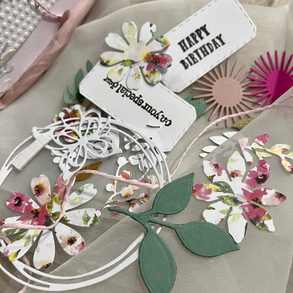 Handmade Embossed Card Making Kit – Wedding, Birthday & Valentine’s Day (5x7")