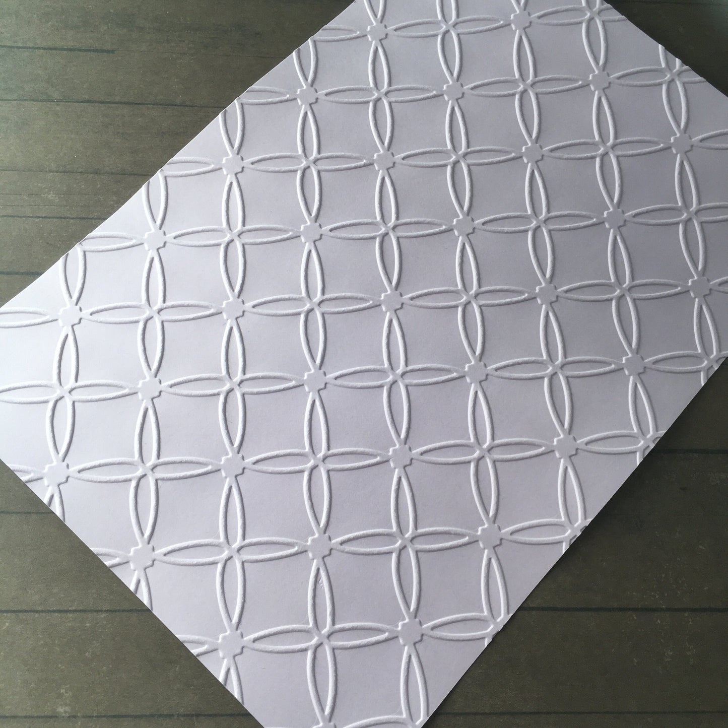 Embossed Paper Card – Component for Handmade Cards (Multiple Sizes & Colours)