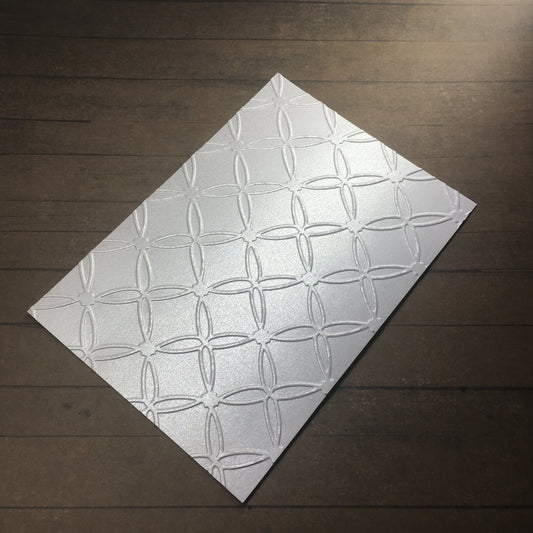 Embossed Pearlised Paper Cards – For Cardmaking, Scrapbooking & Decoration (Multiple Sizes)