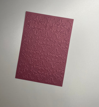 Embossed Castle Paper Cards – Components for Handmade Cards (10.5 x 14.5cm) – Pack B
