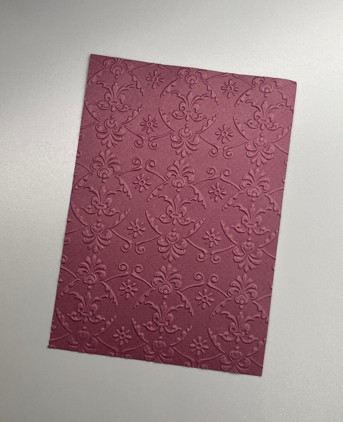 Embossed Castle Paper Cards – Components for Handmade Cards (10.5 x 14.5cm)