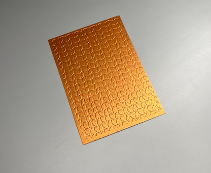 Embossed Knitted Pearlised Paper Cards – Components for Handmade Cards (10.5 x 14.5cm)