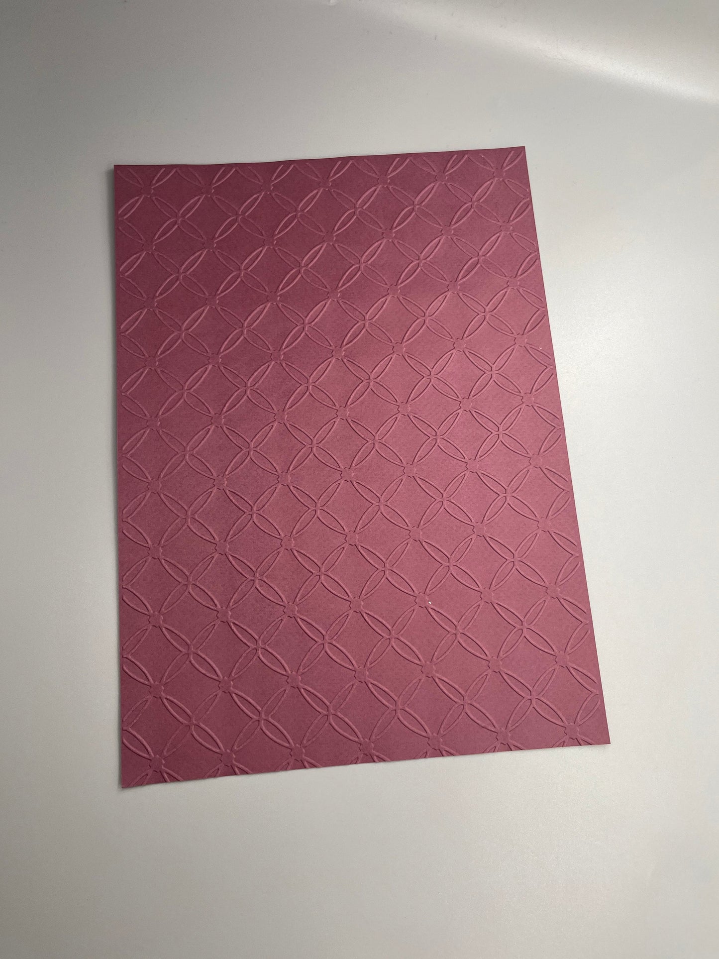 Embossed Paper Cards – Components for Handmade Cards (Multiple Colours & Sizes)