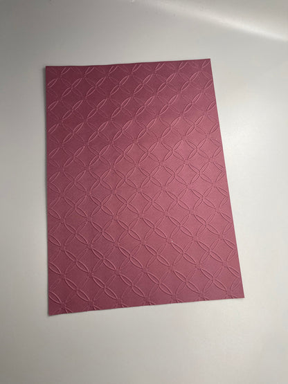 Embossed Paper Cards – Components for Handmade Cards (Multiple Colours & Sizes)