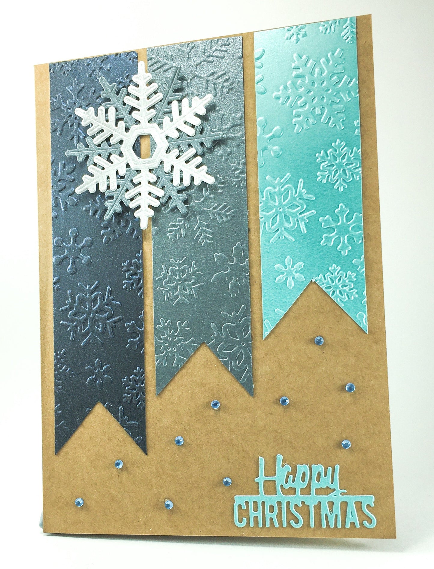 Handmade Christmas Card Making Kit with Envelopes – Beginner Friendly (5x7")