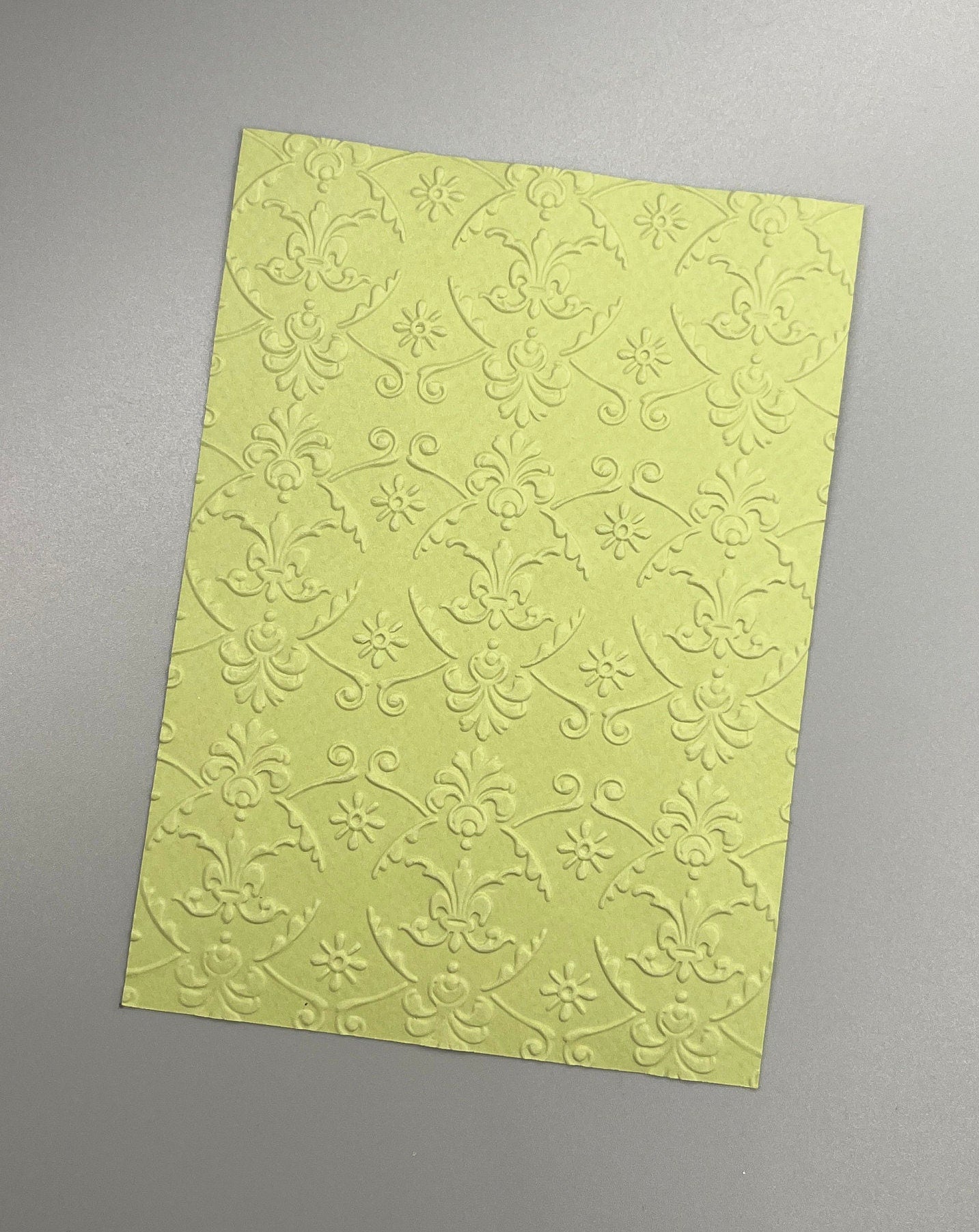 Embossed Castle Paper Cards – Components for Handmade Cards (10.5 x 14.5cm)