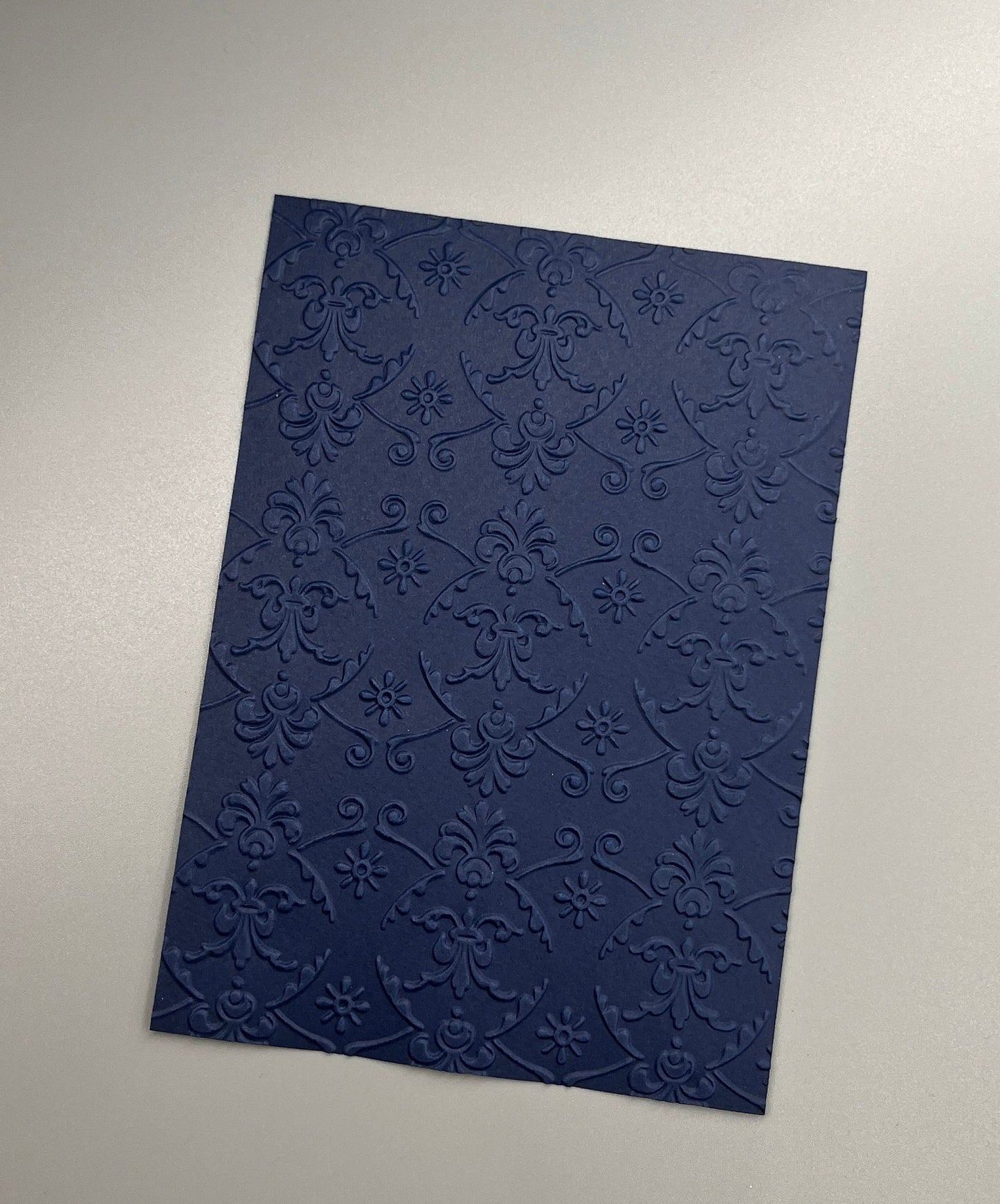 Embossed Castle Paper Cards – Components for Handmade Cards (10.5 x 14.5cm)