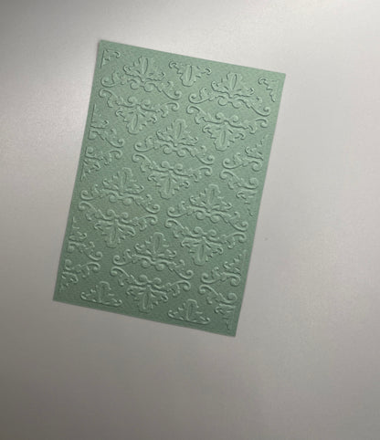 Embossed Castle Paper Cards – Components for Handmade Cards (10.5 x 14.5cm) – Pack B