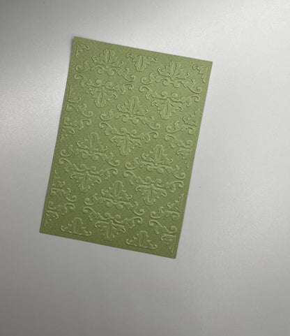 Embossed Castle Paper Cards – Components for Handmade Cards (10.5 x 14.5cm) – Pack B
